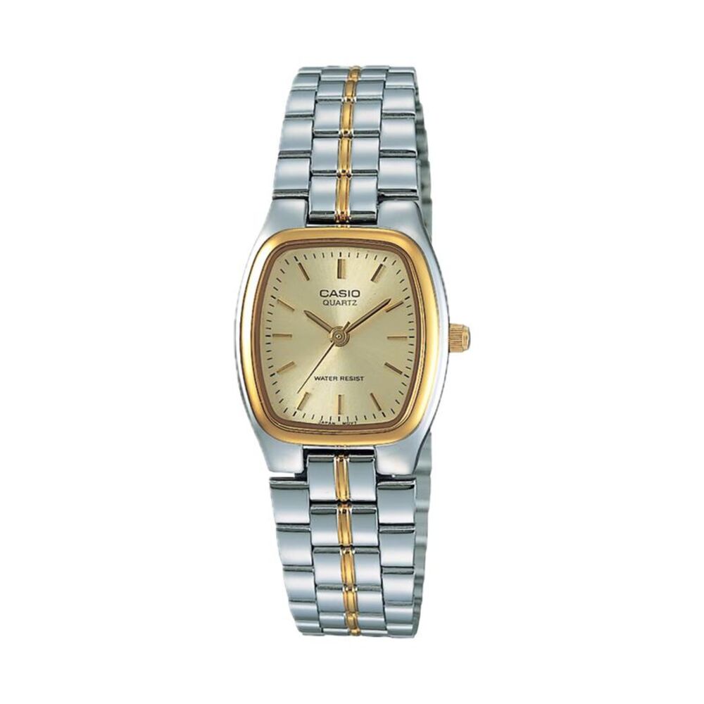 Casio Women’s Gold Dial Two-Tone Stainless Steel Watch – Casio LTP‑1169G‑9A